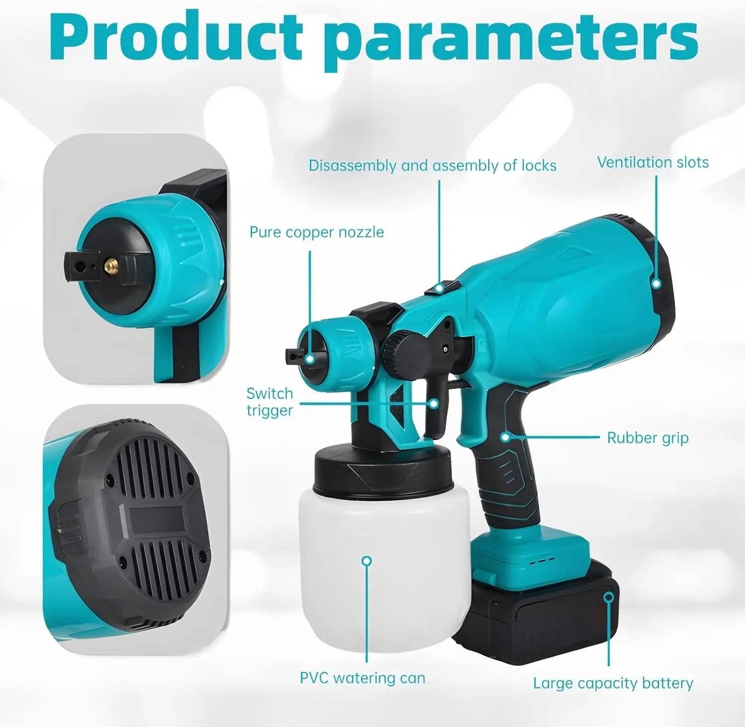 Cordless Paint Spray Gun