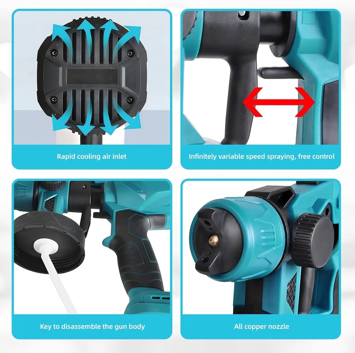 Cordless Paint Spray Gun