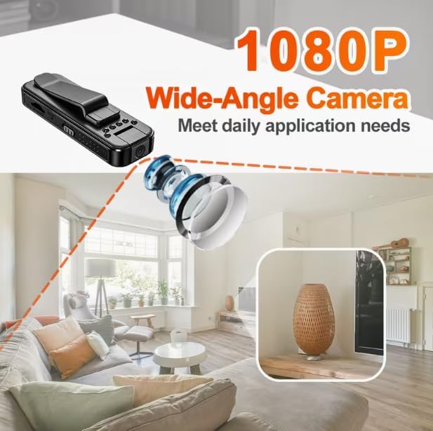 1080P Mini Body Camera for Home,Office,Security, Work Records