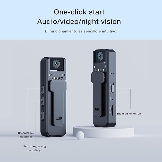 1080P Mini Body Camera for Home,Office,Security, Work Records