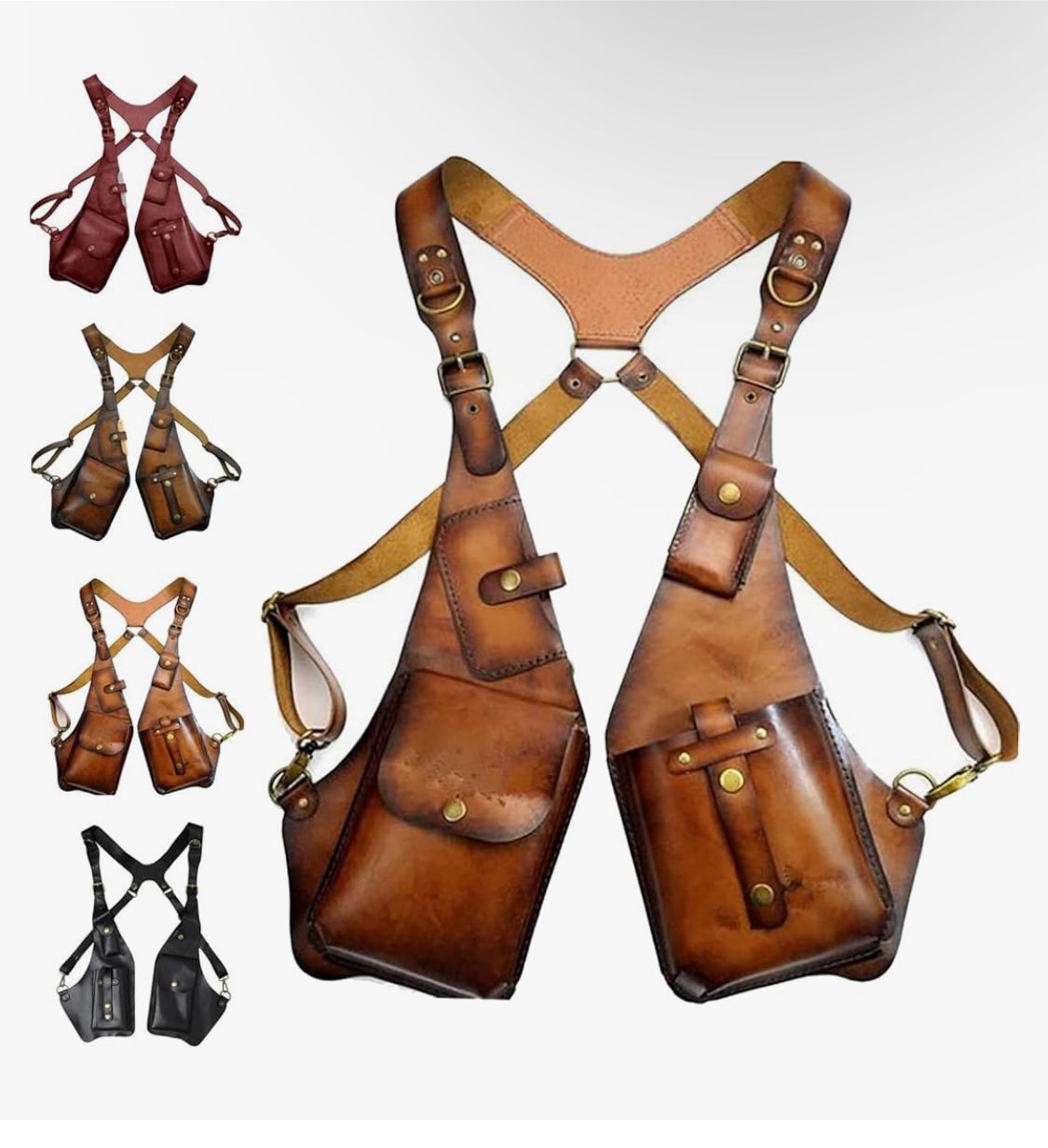 New Leather Anti-theft Harness