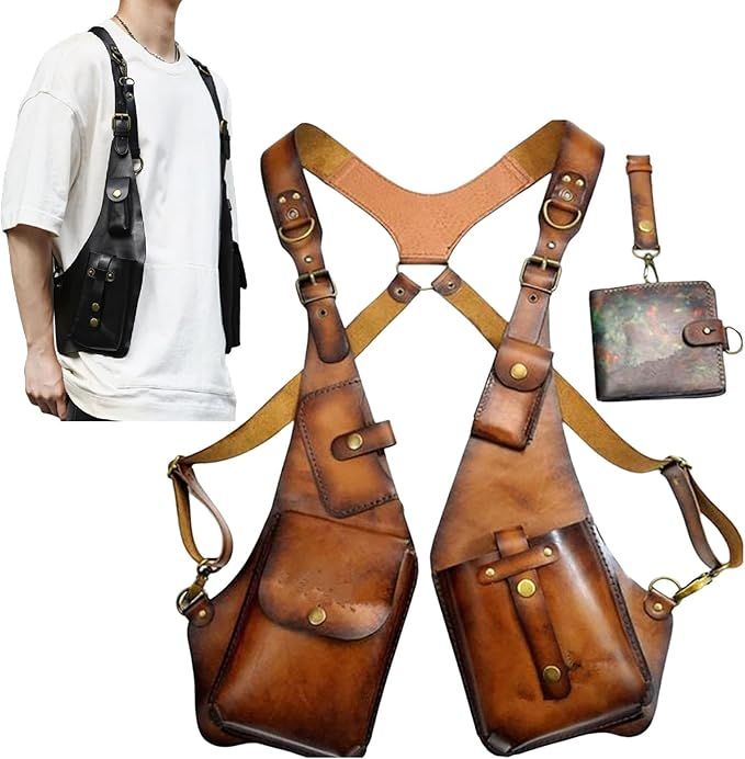 New Leather Anti-theft Harness