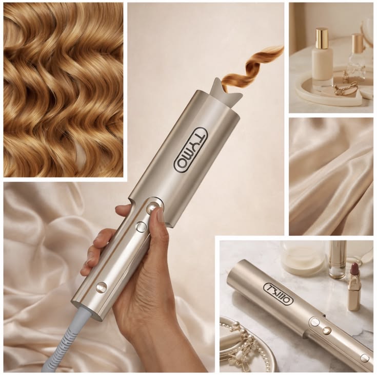 Auto Rotating Curling Iron Curler for Women