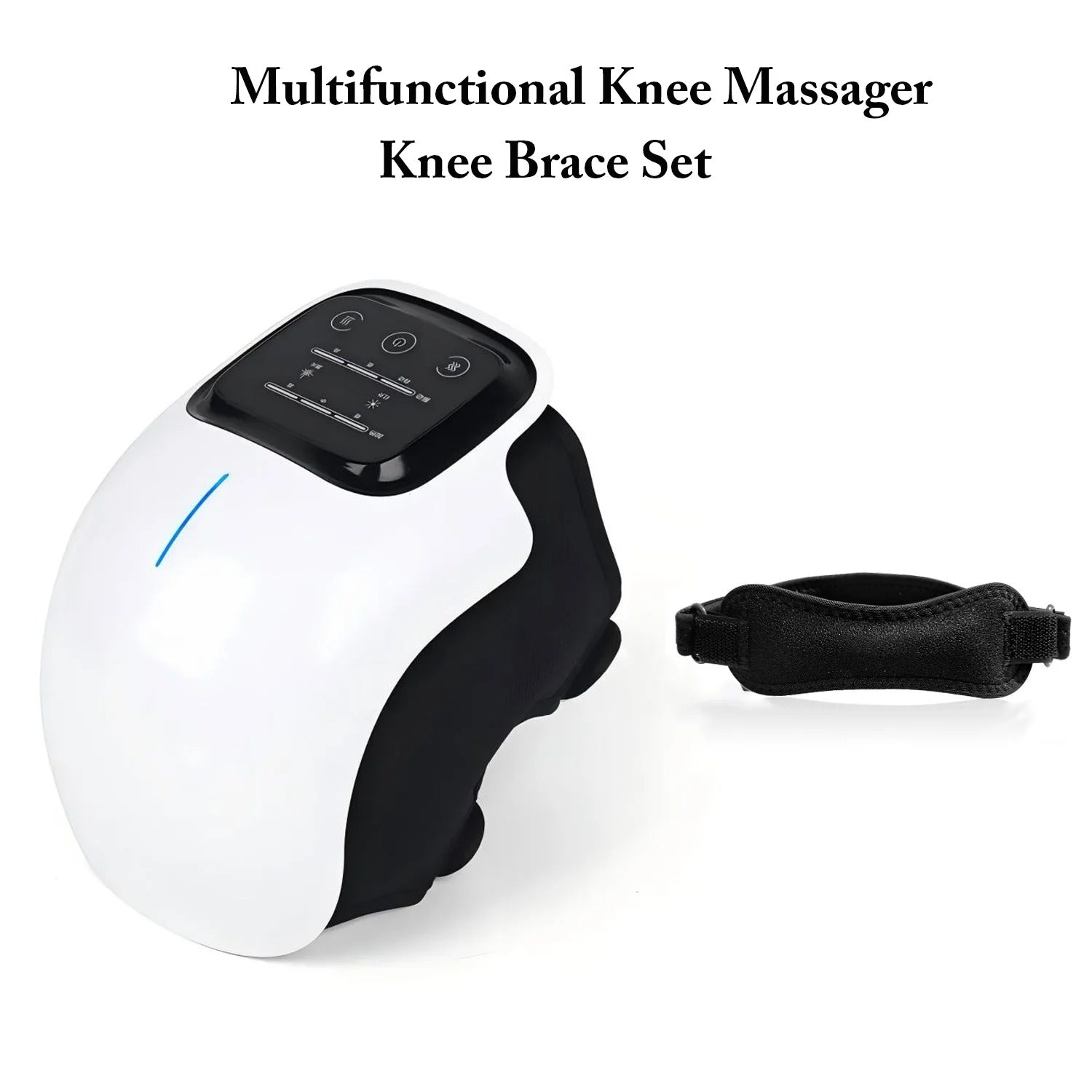 Smart Knee Massager with Infrared Heat, Vibration Therapy Wrap , Long Battery Life Durable for Joint Pain Relief