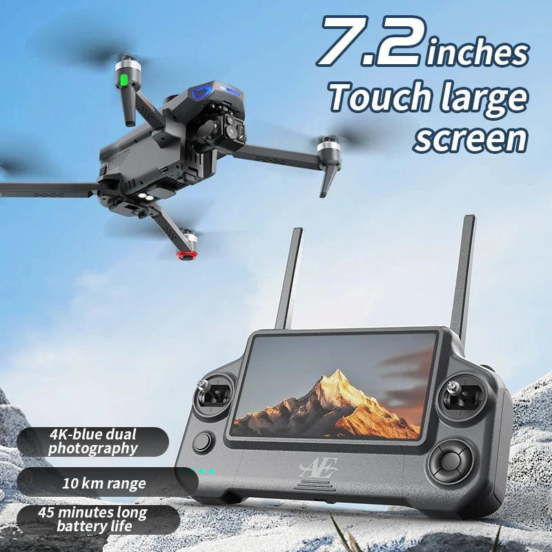 RC Drone + Obstacle Avoidance + HD Camera + Large Screen Remote