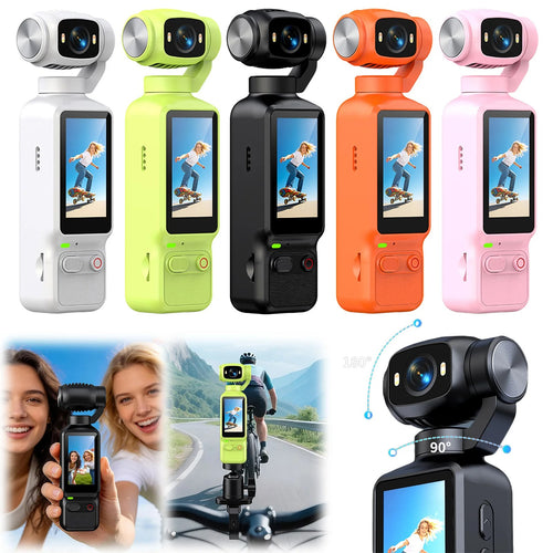 4K high-definition handheld camera, portable sports camera with 1.97-inch screen, suitable for sports and outdoor activities