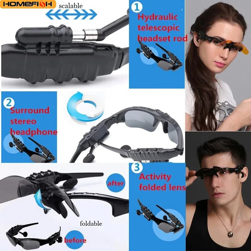 Wireless Bluetooth Headset Sunglasses