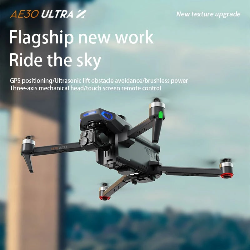 RC Drone + Obstacle Avoidance + HD Camera + Large Screen Remote